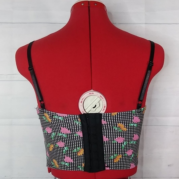 🎈MINKPINK Floral Cop Top Sz S - Picture 3 of 7